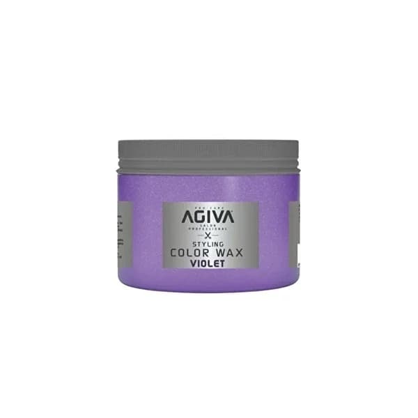 Agiva شمع أجيفا الملون لتصفيف الشعر باللون الأرجواني 120 مل