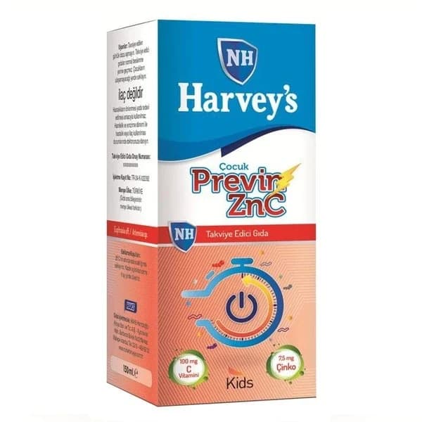 Nurse Harvey's مكمل غذائي للأطفال من نيرس هارفيز بريفينك زنك 150 مل