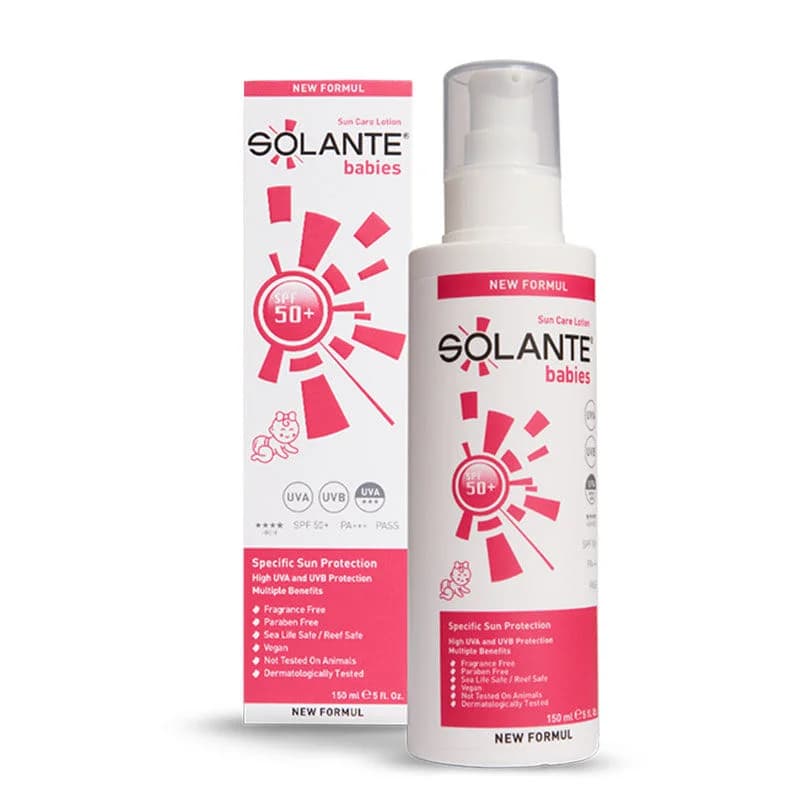 Solante لوشن سولانتي بيبيز بعامل حماية من الشمس 50+، 150 مل
