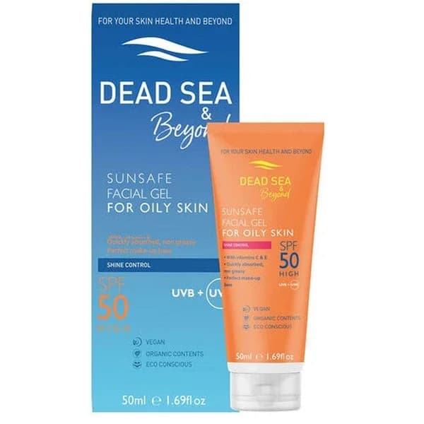 Dead Sea جل الحماية من الشمس ماجيك الخالي من الزيوت من ديد سي سبا بعامل حماية 50، 50 مل