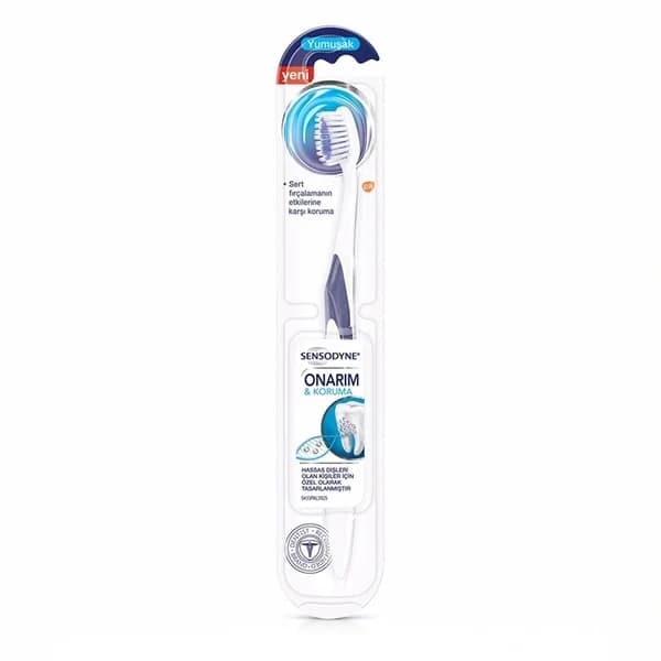 Sensodyne فرشاة أسنان سنسوداين للإصلاح والحماية ناعمة
