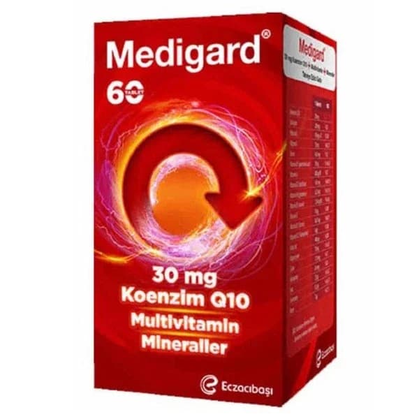 مركب الفيتامينات والمعادن كيو10 60 قرص من ميديغارد Medigard