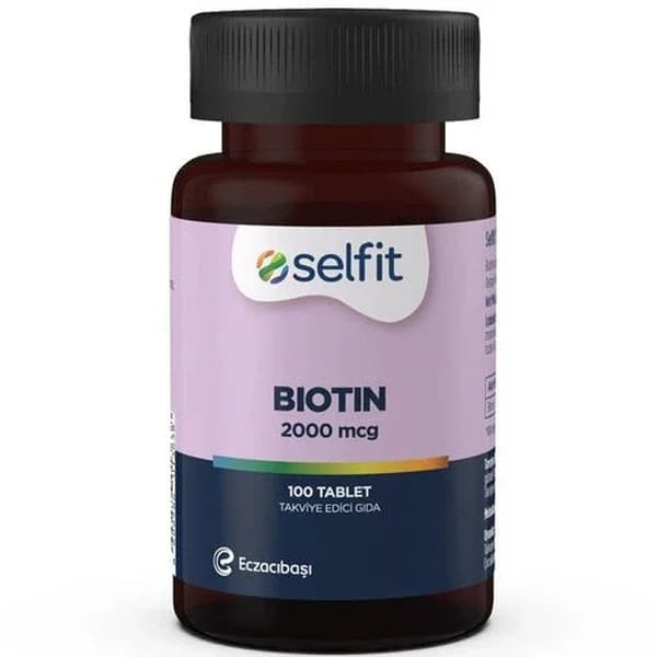 Selfit سيلفيت بيوتين 2000 ميكروغرام 100 قرص