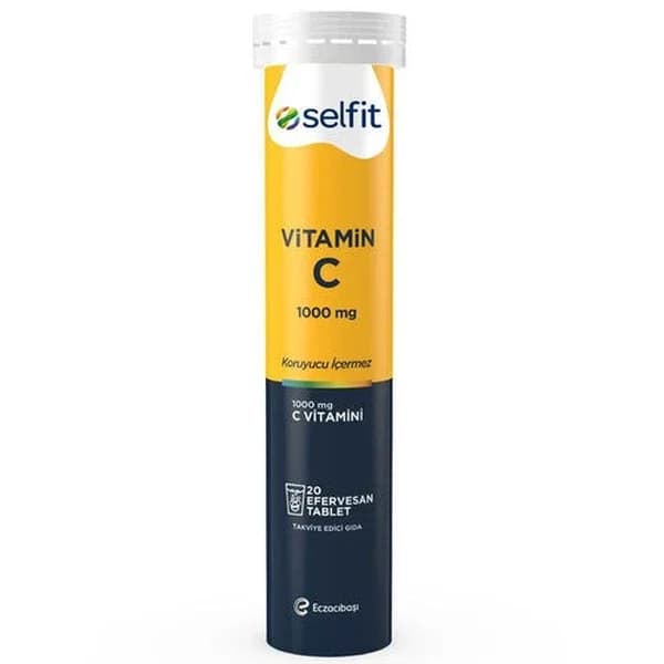 Selfit سيلفيت فيتامين سي 1000 ملغ 20 قرصًا فوارًا