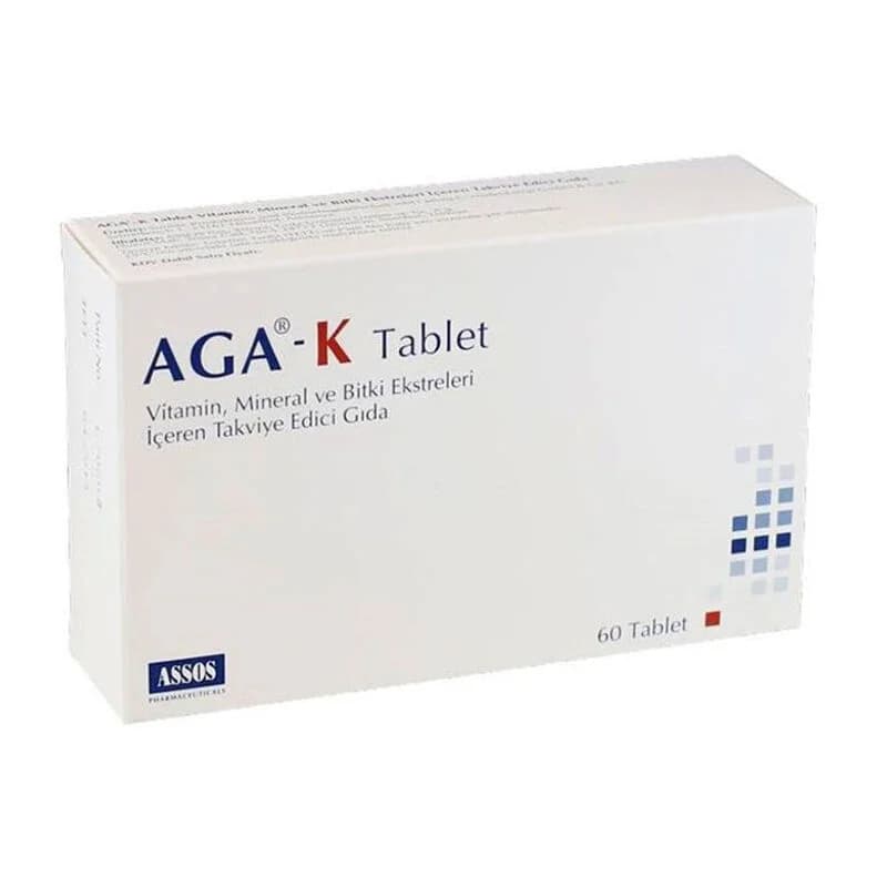AGA مكمل غذائي آغا-ك 60 قرصًا