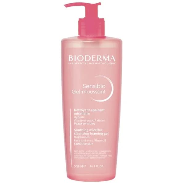Bioderma جل بيوديرما سينسيبيو الرغوي لتنظيف البشرة ٥٠٠ مل