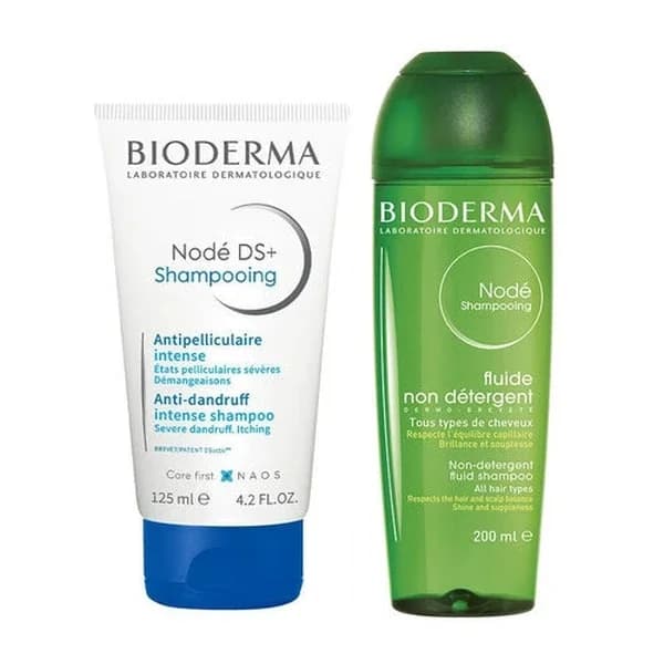 Bioderma مجموعة شامبو بيوديرما للعناية بالشعر ثنائي مغذي للعناية بالشعر