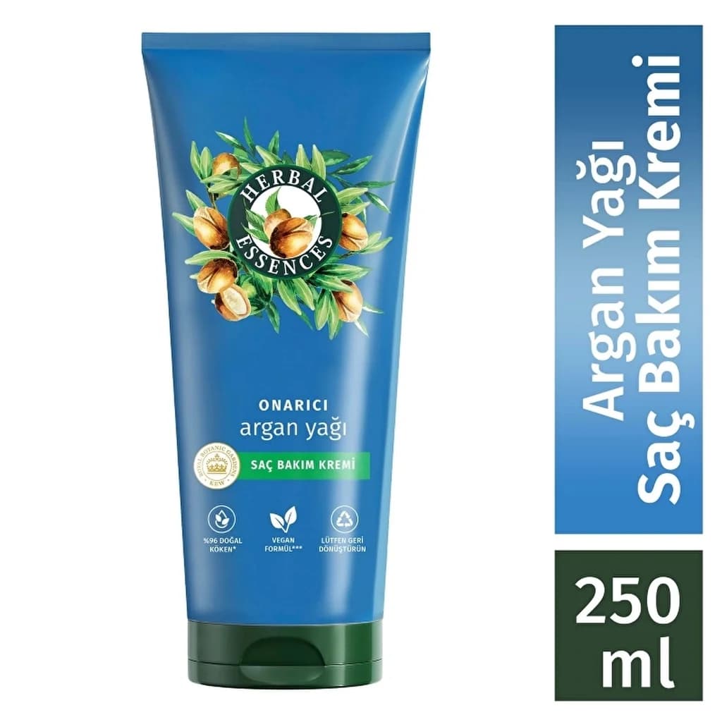 Herbal Essences بلسم العناية بالشعر بزيت الأرغان لإصلاح الشعر من هيربل إسنسز، 250 مل