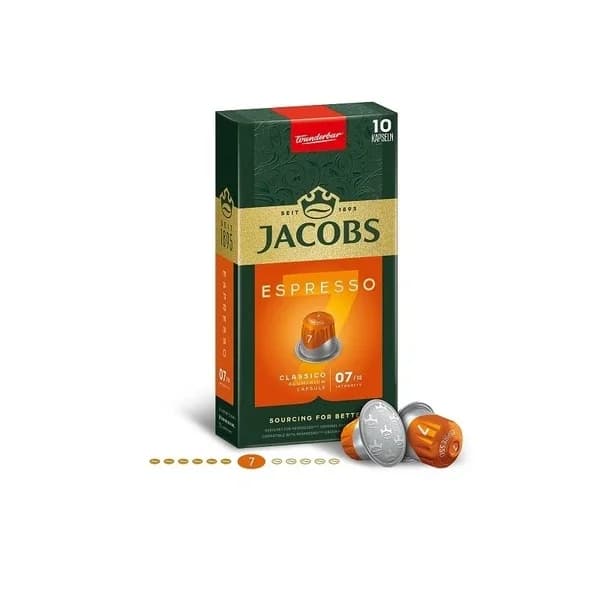Jacobs كبسولة قهوة جاكوبس إسبريسو 7 الكلاسيكية