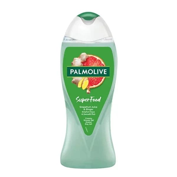 Palmolive جل استحمام بالموليف سوبر فود بخلاصة الجريب فروت والزنجبيل ٥٠٠ مل
