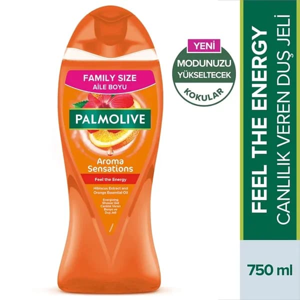 Palmolive جل الاستحمام بالموليف أروما سينسيشنال فيل إنيرجي 750 مل