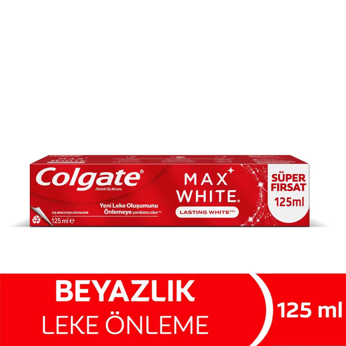 Colgate معجون أسنان كولجيت ماكس وايت للتبييض الدائم 125 مل