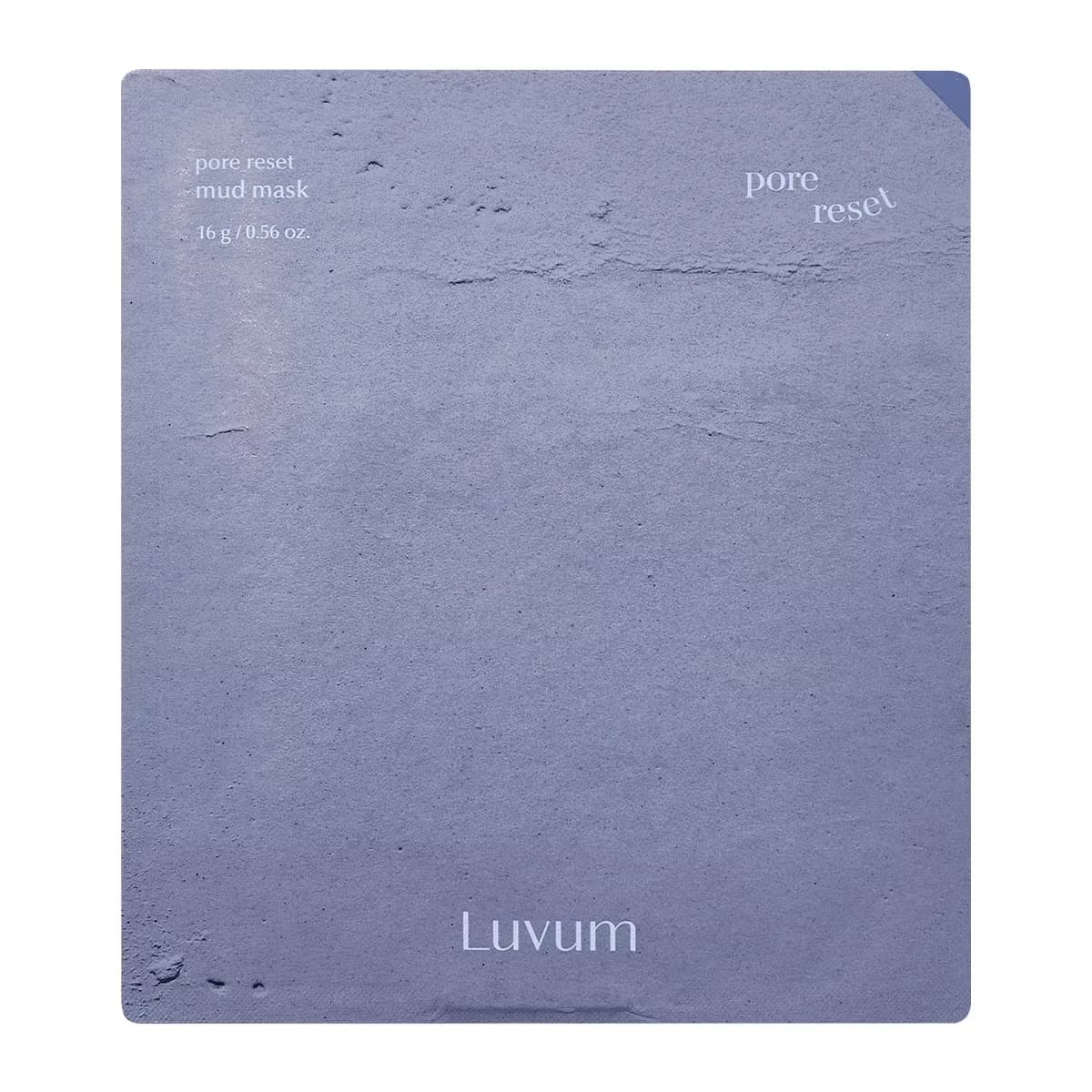 LUVUM قناع الطين لوفوم لإعادة ضبط المسام 16 جم