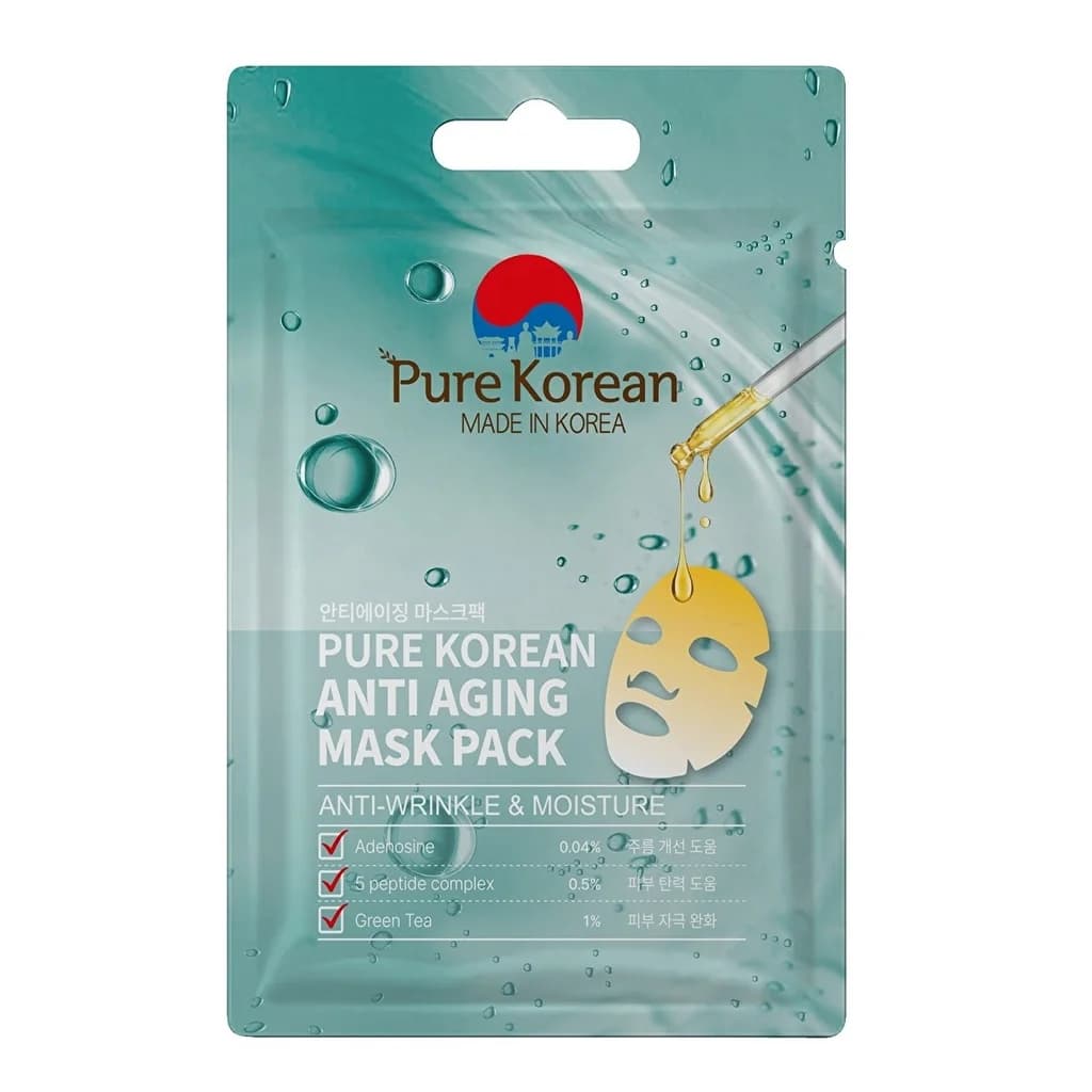 Pure Korean قناع الوجه الكوري النقي المضاد للشيخوخة