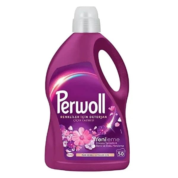 Perwoll منظف سائل بيرول فلاور تشارم كولور 50 غسلة 2750 مل