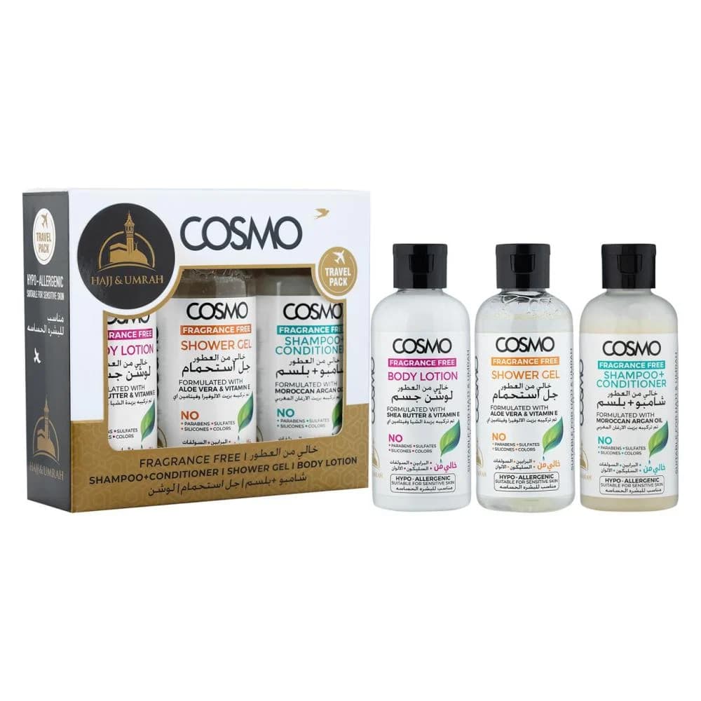 Cosmo مجموعة الحج والعمرة خالية من العطور من كوزمو , 300 مل