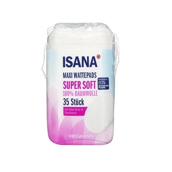 Isana قرص إيسانا القطني بالصبار ماكسي 35 عبوة