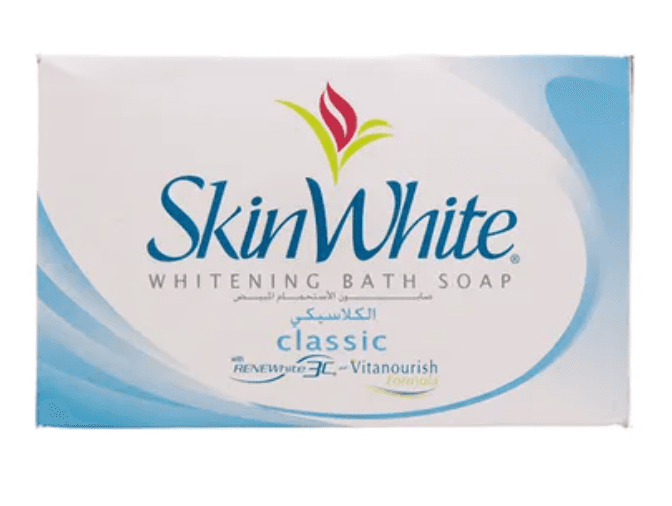 Skin White صابون الاستحمام المبيض الكلاسيكي من سكين وايت 90 جرام
