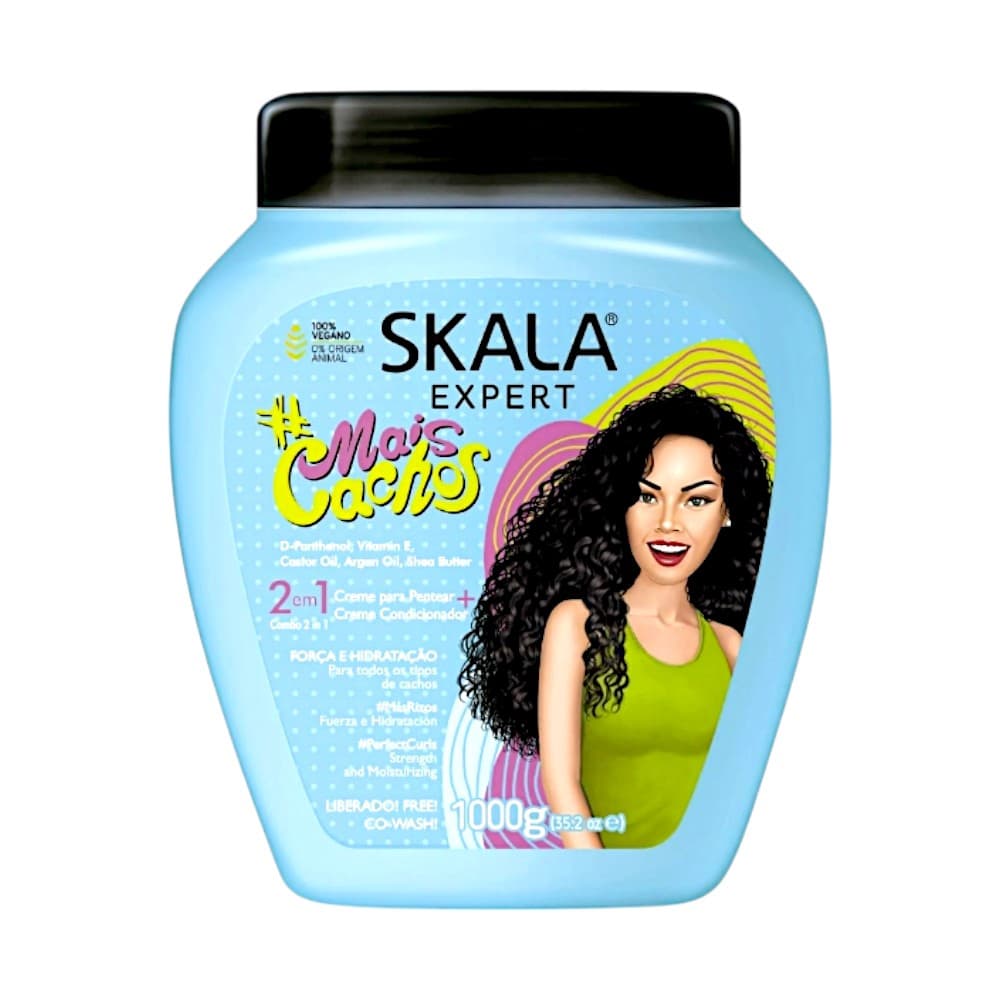 Skala Expert كريم وبلسم للشعر يقوي ويرطب جميع أنواع الشعر المجعد من سكالا 1000 جرام