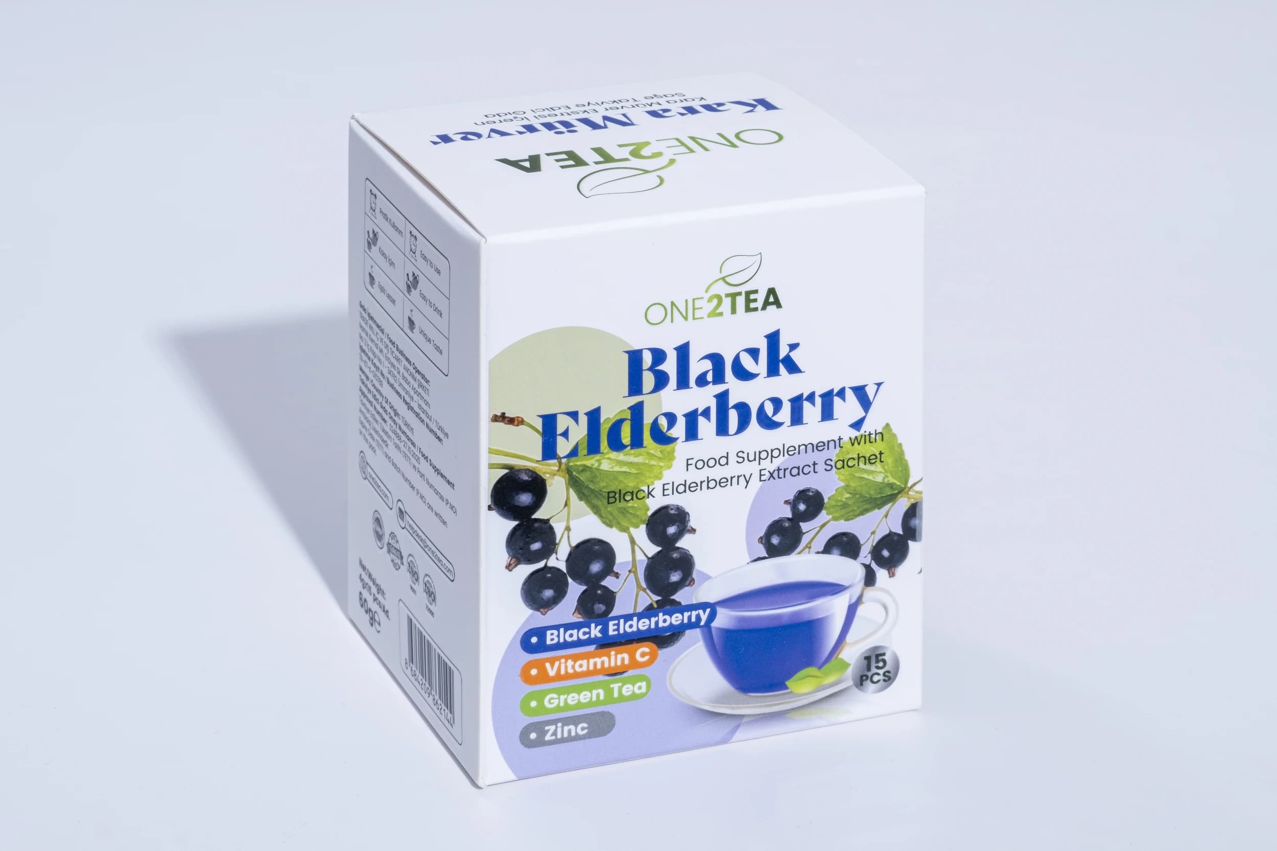 One2Tea Black Elderberry - Immune Support