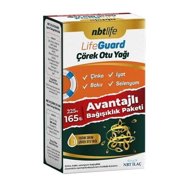 Nbtlife Guard Black Cumin Oil Supplement With Food Advantage Package 30 capsules