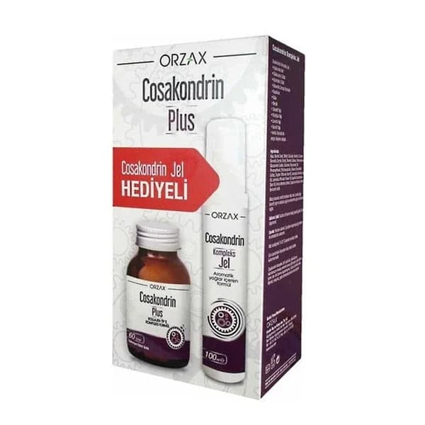 Orzax Cosakondrin Plus 60 tablets | Cosachondrin Gel 100 ml Gift