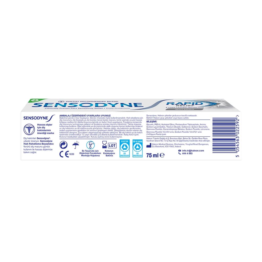 Sensodyne معجون أسنان سنسوداين سريع المفعول للتبييض 75 مل