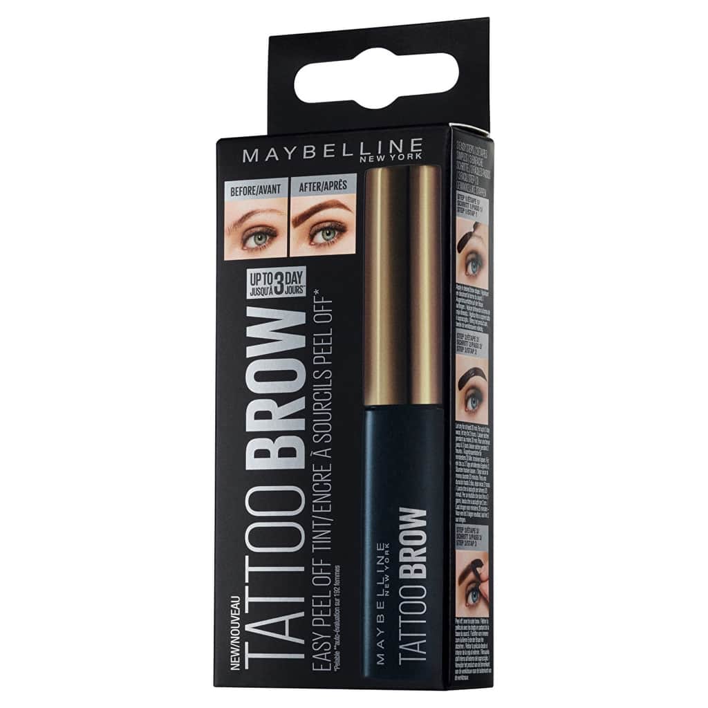 Maybelline Tattoo Brow Gel Tint - Medium Brown, 3-Day Wear