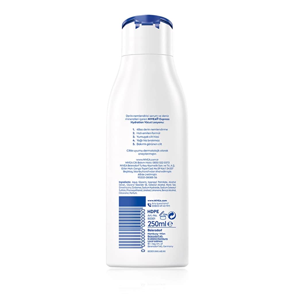 NIVEA لوشن نيفيا إكسبريس لترطيب الجسم 250 مل