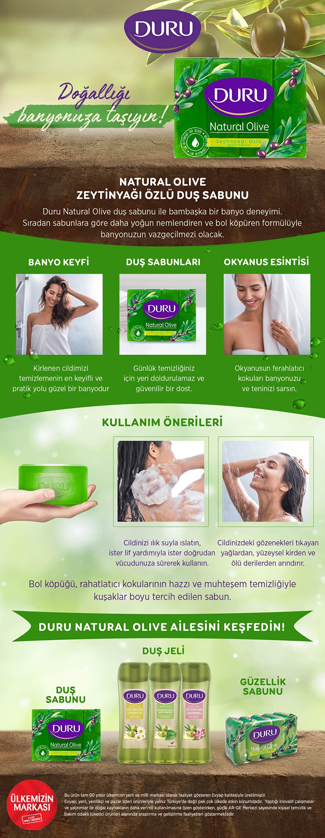 Duru Soap Olive Oil 4 x 150 gr
