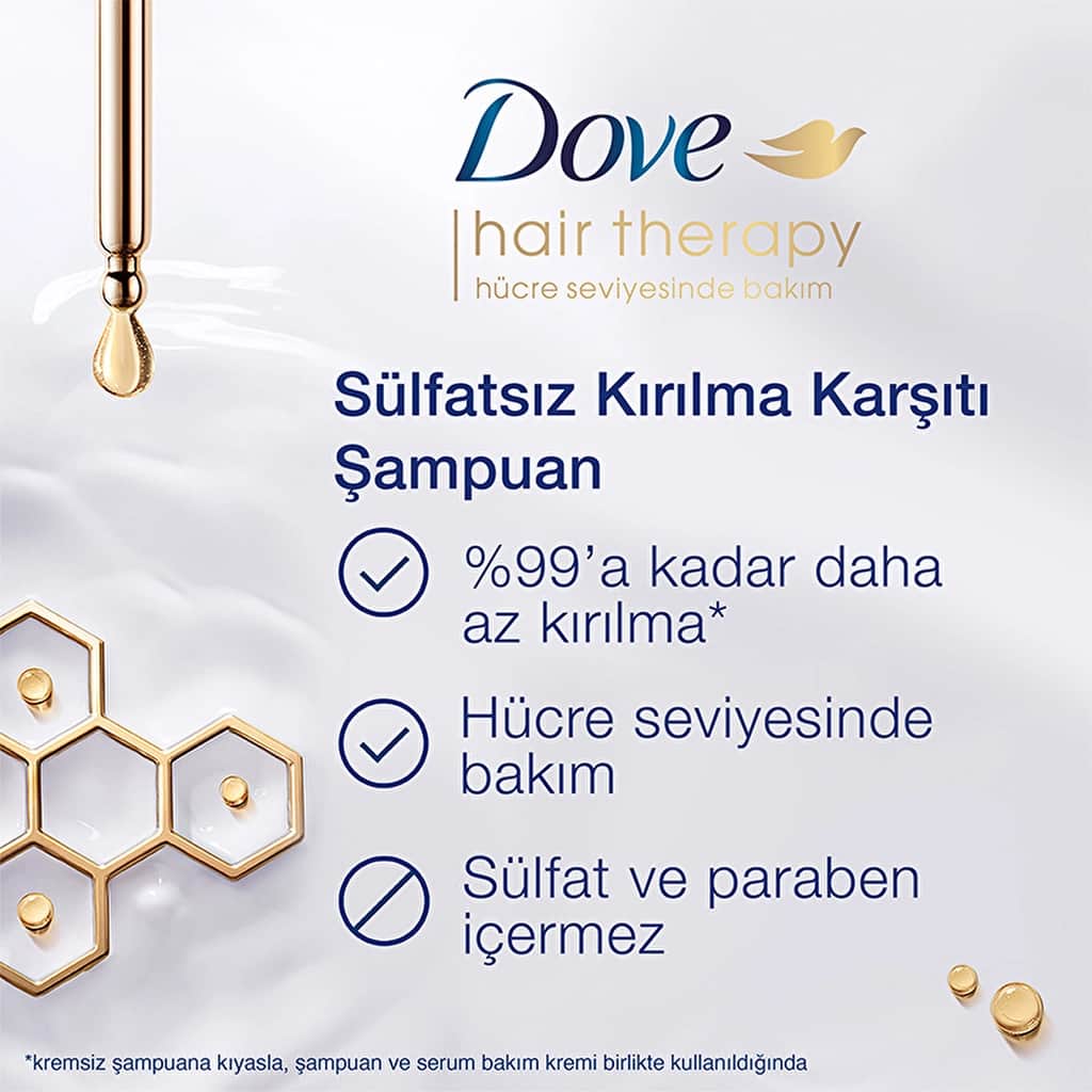 Dove شامبو دوف لعلاج الشعر ومضاد للتكسر، 350 مل عناية مغذية