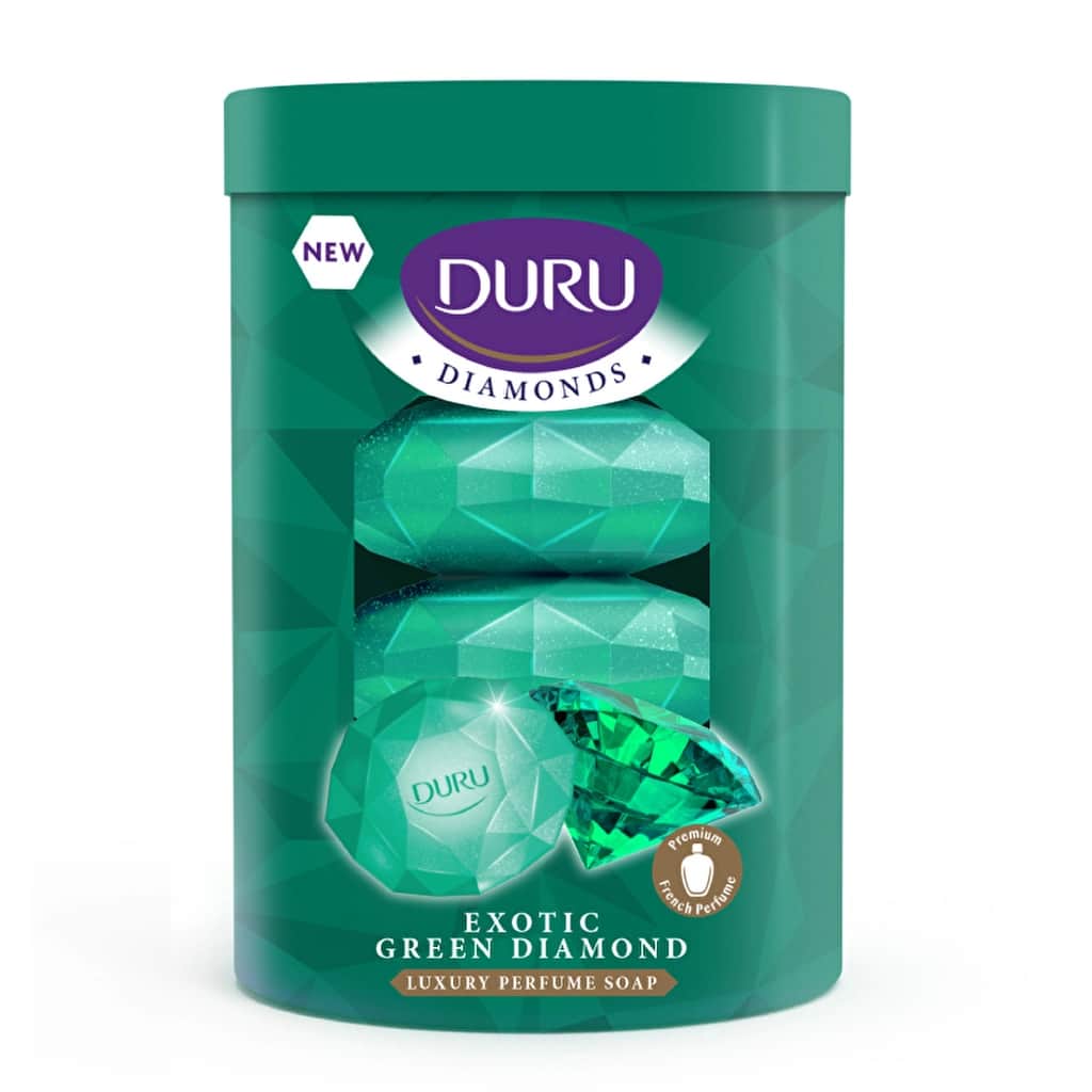 Duru صابون دورو الصلب سلسلة الماس الأخضر 360 غرام