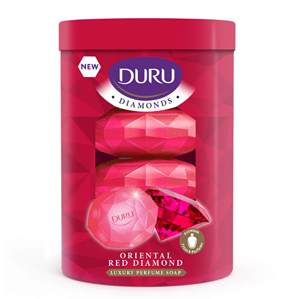 Duru صابون دورو الصلب سلسلة الماس الأحمر 360 غرام