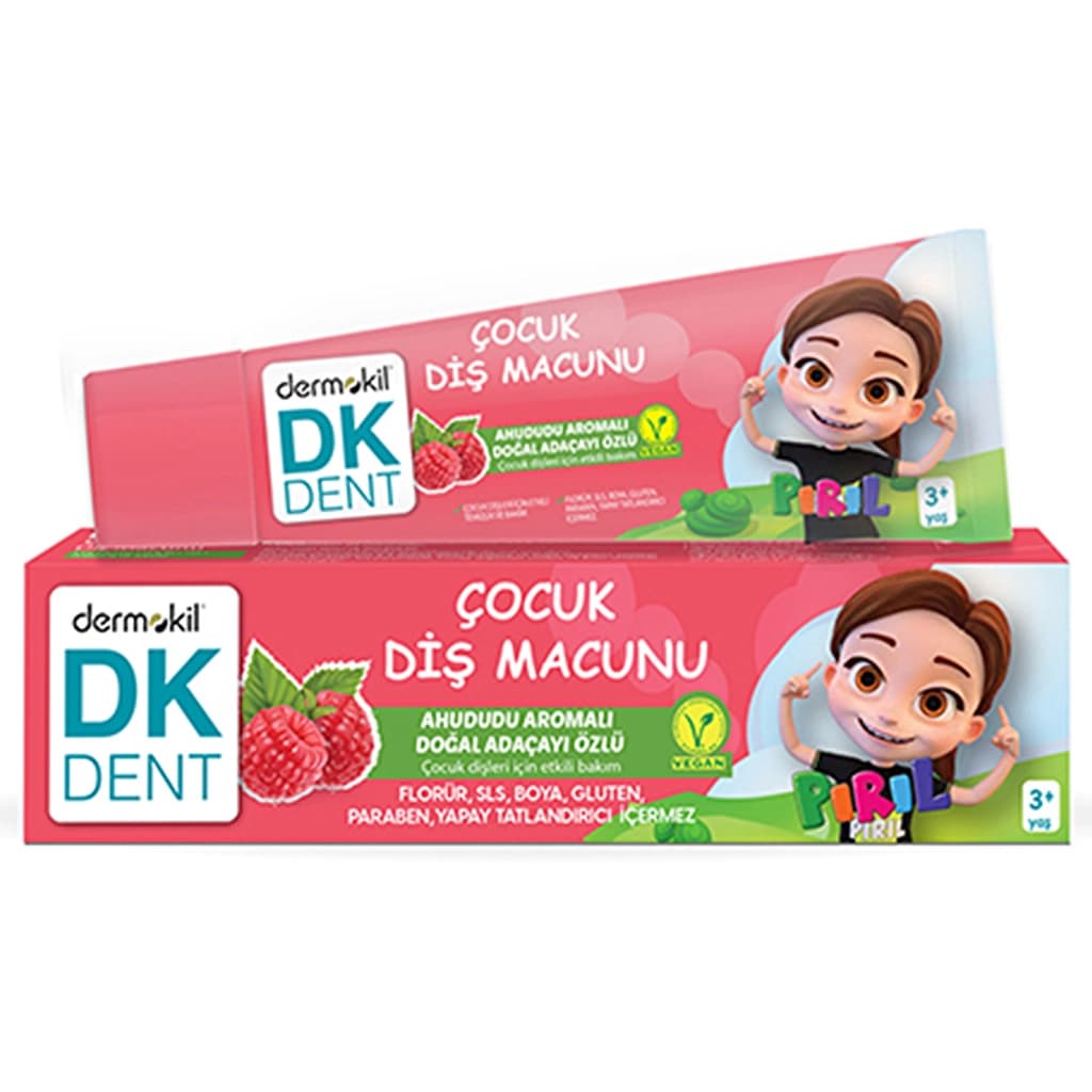 DK Dent معجون أسنان للأطفال بنكهة المريمية الطبيعية من دي كيه دينت نكهة التوت ٥٠ مل