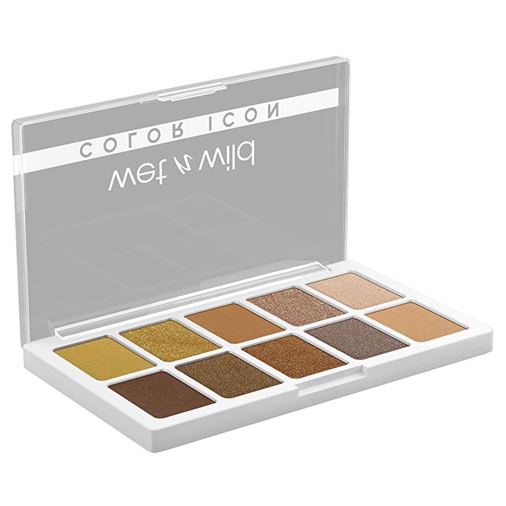 Wet n Wild مجموعة ظلال العيون كولور أيكون من ويت أند وايلد، عبوة من 10 قطع كول مي صن شاين