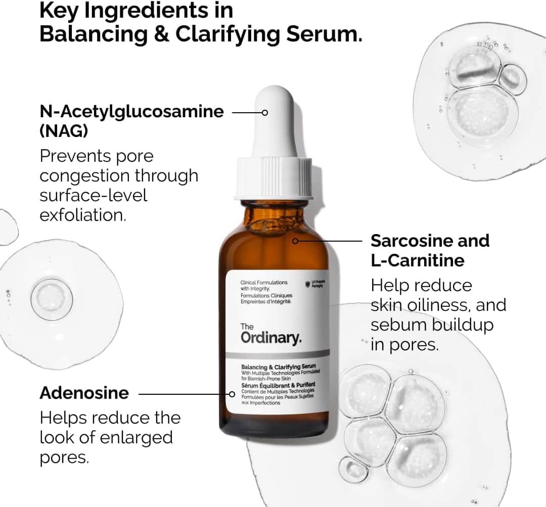 The Ordinary سيروم التوازن والتنقية للبشرة الدهنية من ذا اورديناري 30 مل