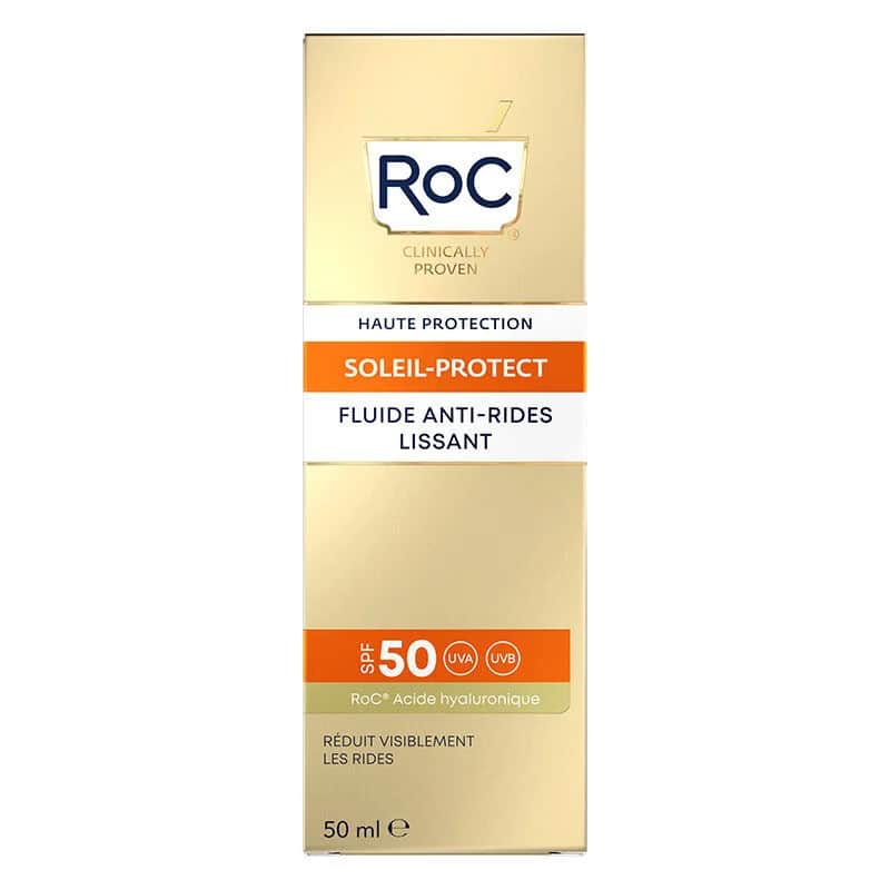 ROC روك واقي شمس للوجه مضاد للتجاعيد بعامل حماية 50+ 50 مل