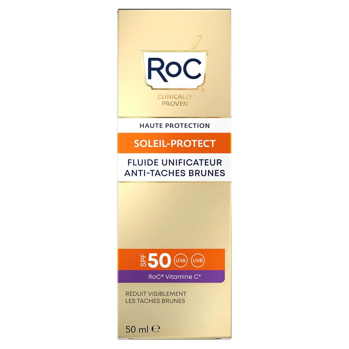 ROC روك واقي شمس للوجه مضاد للبقع بعامل حماية من الشمس 50+ 50 مل