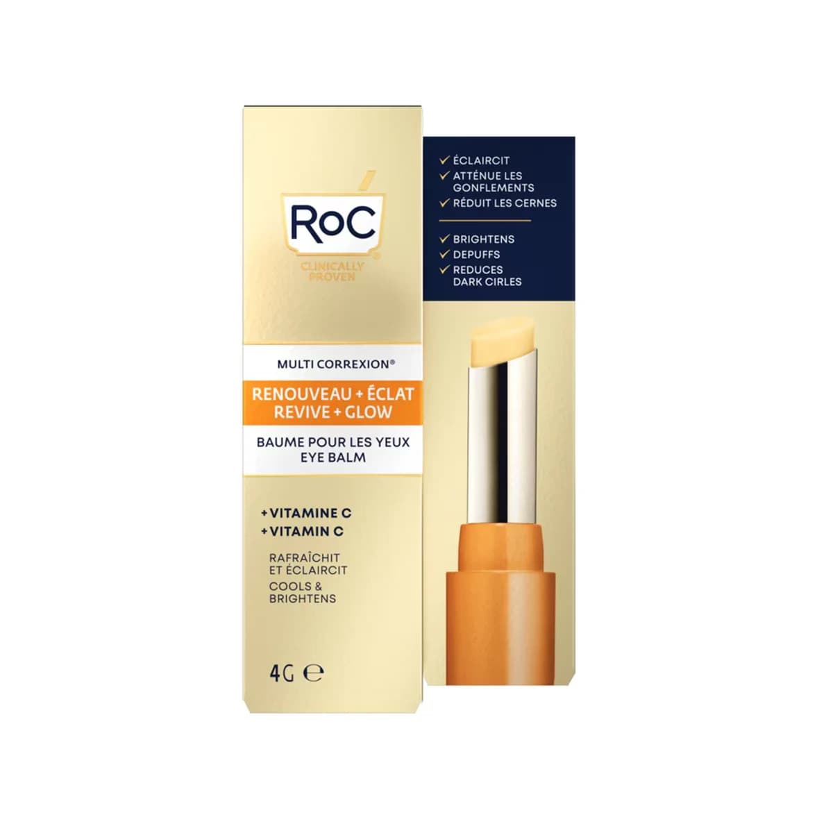 ROC بلسم روك ملتي كوريكشن لتفتيح محيط العين 4 جرام