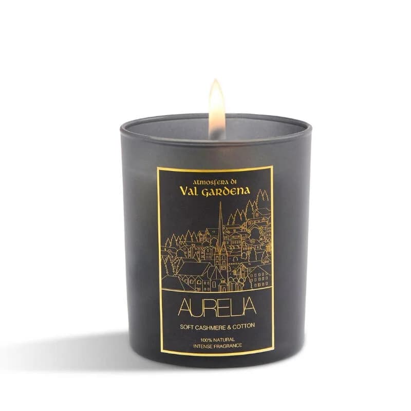 Aurelia Geneve شمعة أوريليا جينيف المعطرة برائحة الكشمير والقطن رائحة فاخرة