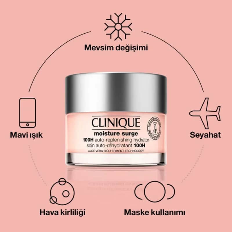مرطب كلينيك موستشر سيرج 100 ساعة 30 مل Clinique