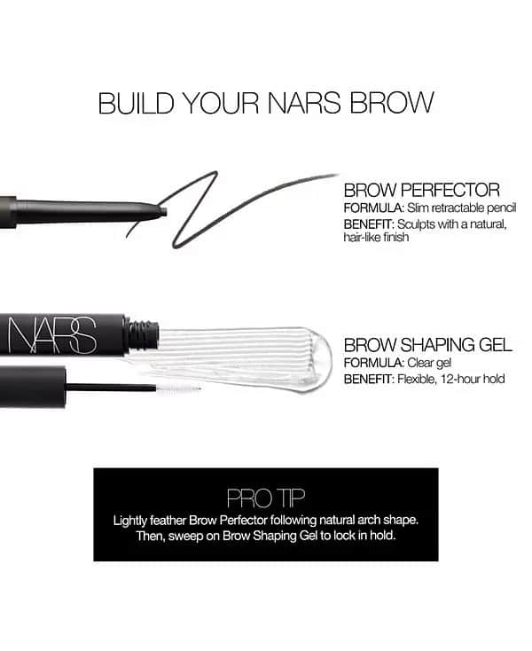NARS ماسكارا جل تشكيل الحواجب من نارس شفاف
