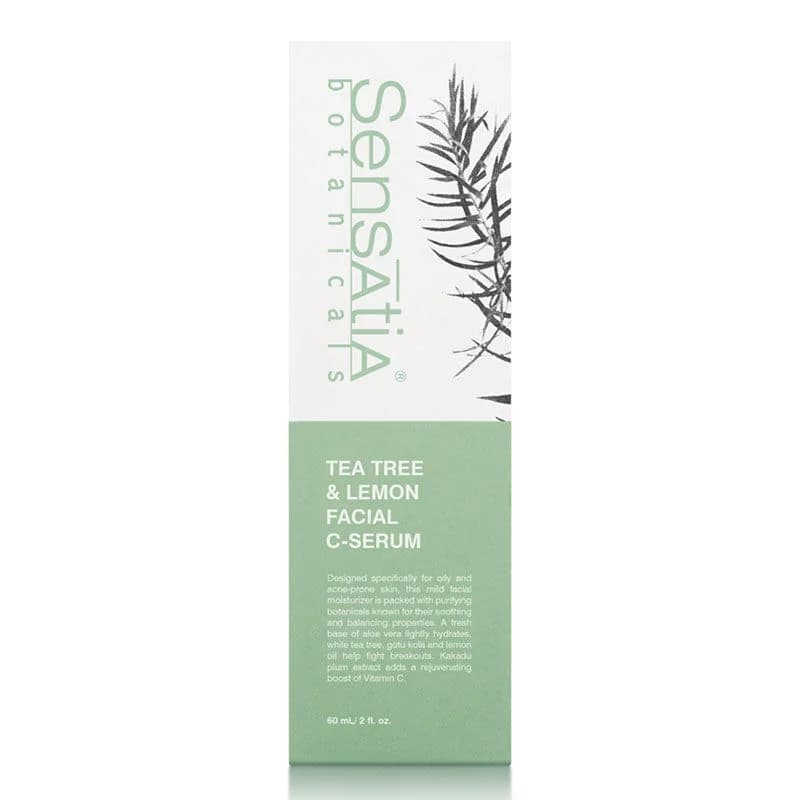 Sensatia Botanicals سيروم سينساتيا بفيتامين سي وشجرة الشاي والليمون 60 مل مُشرق