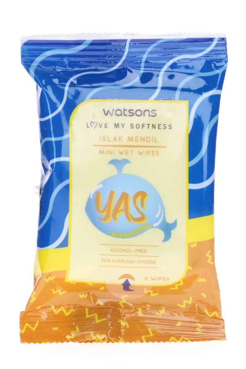 Watsons مناديل واتسونز ميني المبللة عبوة من 4 قطع