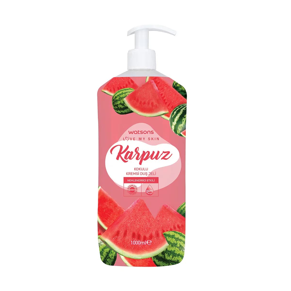 Watsons جل الاستحمام الكريمي واتسونز بنكهة البطيخ 1 لتر
