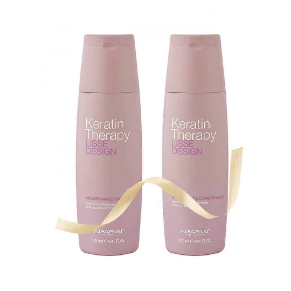 ALFAPARF MILANO مجموعة شامبو وبلسم معالج الكيراتين من ألفابارف ميلانو
