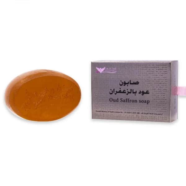Kuwait Shop صابون العود بالزعفران من كويت شوب 100 جرام