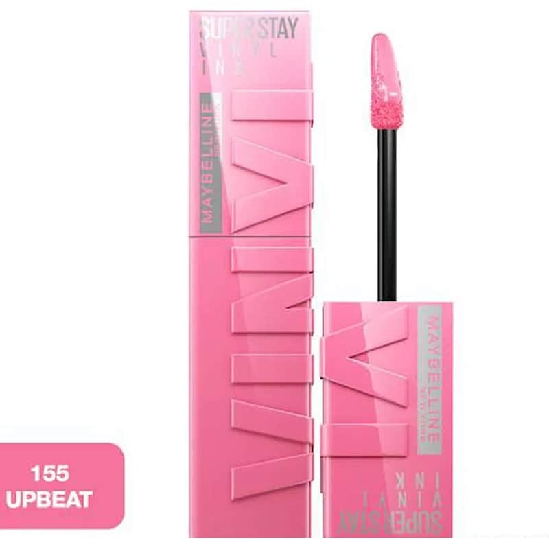 Maybelline New York Super Stay Vinyl Ink Liquid Shiny Lipstick - 155 upbeat