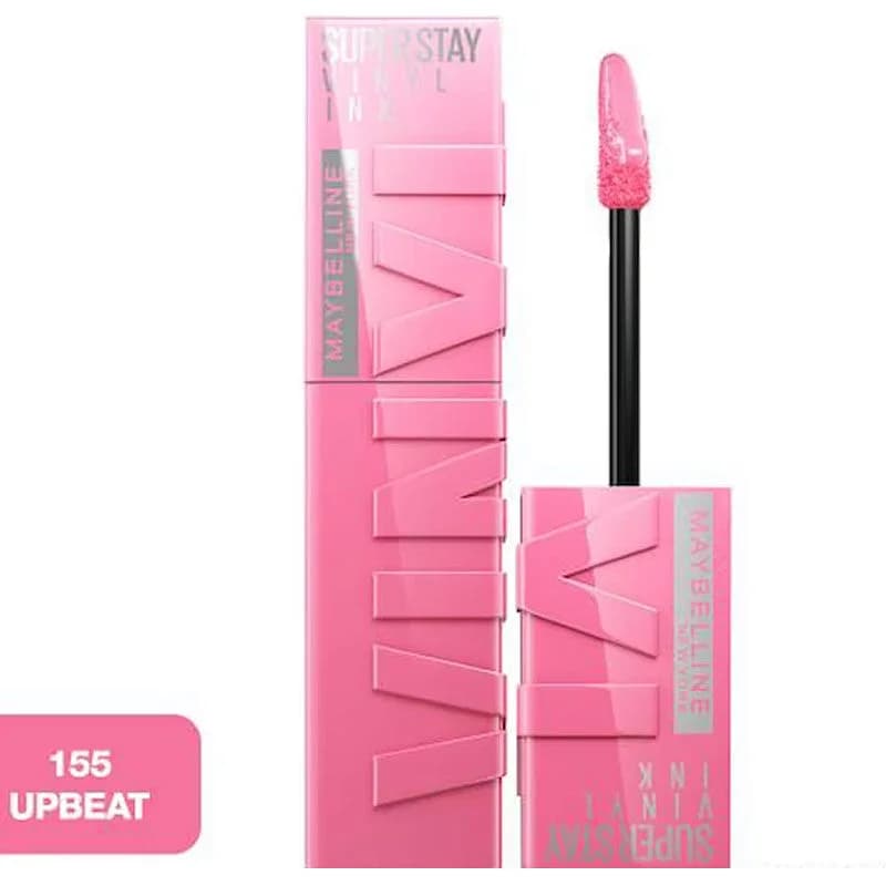 Maybelline أحمر شفاه سائل لامع سوبر ستاي فينيل إنك من مايبيلين نيويورك 155 أببيت