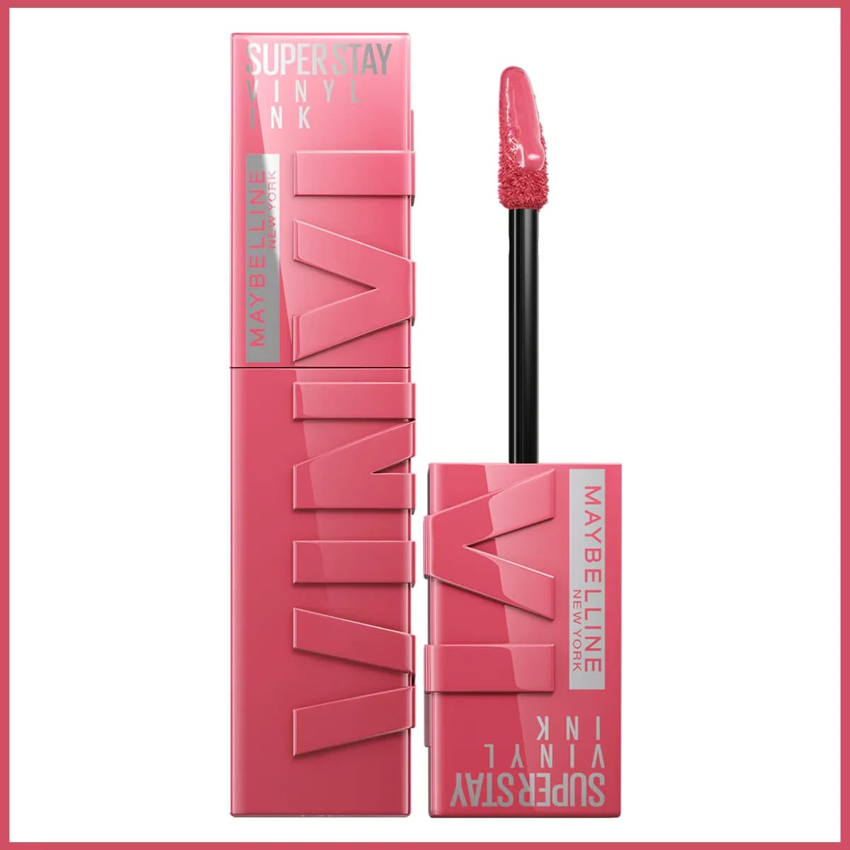 Maybelline أحمر شفاه سائل لامع سوبر ستاي فينيل إنك من مايبيلين نيويورك 145 روج